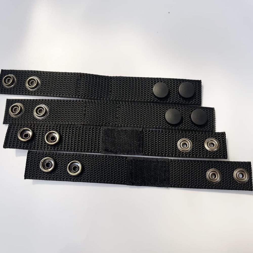 4× Tactical Duty Belt Keeper Security Tactical Belt Keepers with Double Snaps US