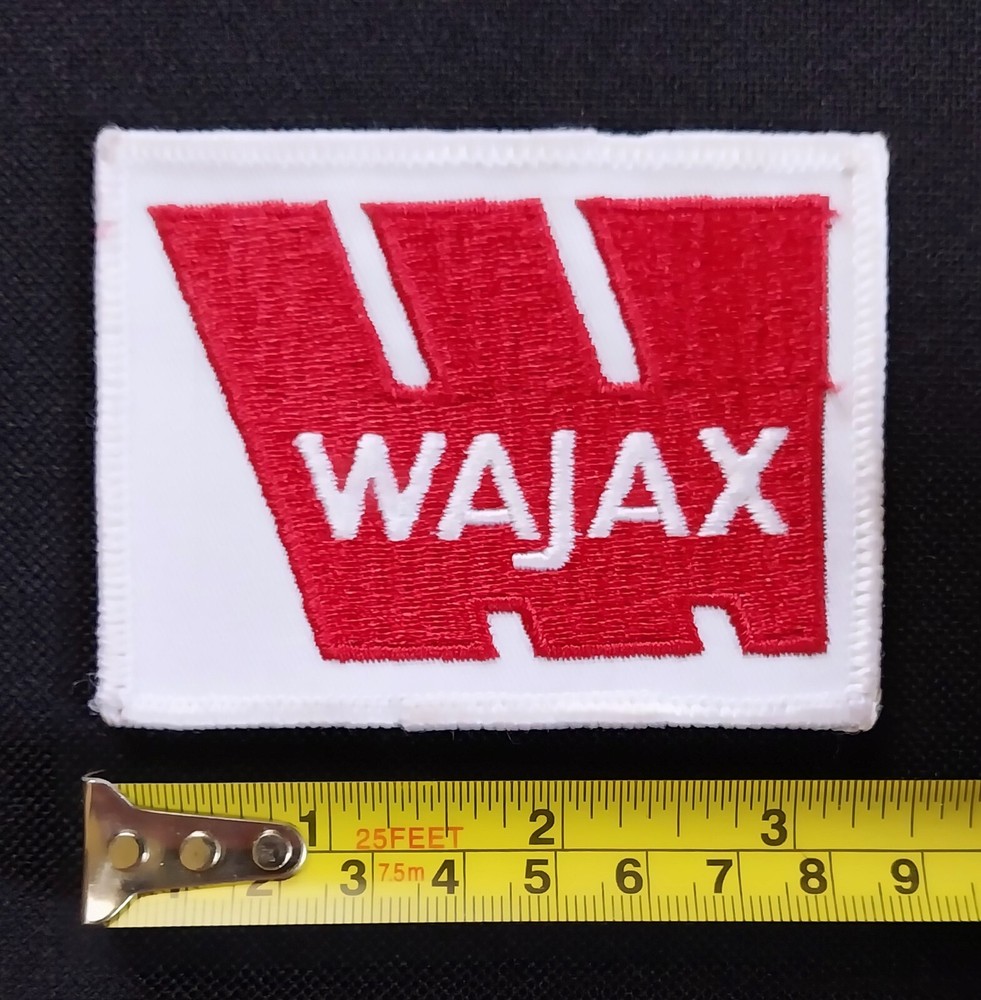 Vintage WAJAX Industrial Supply Construction Embroidered Patch
