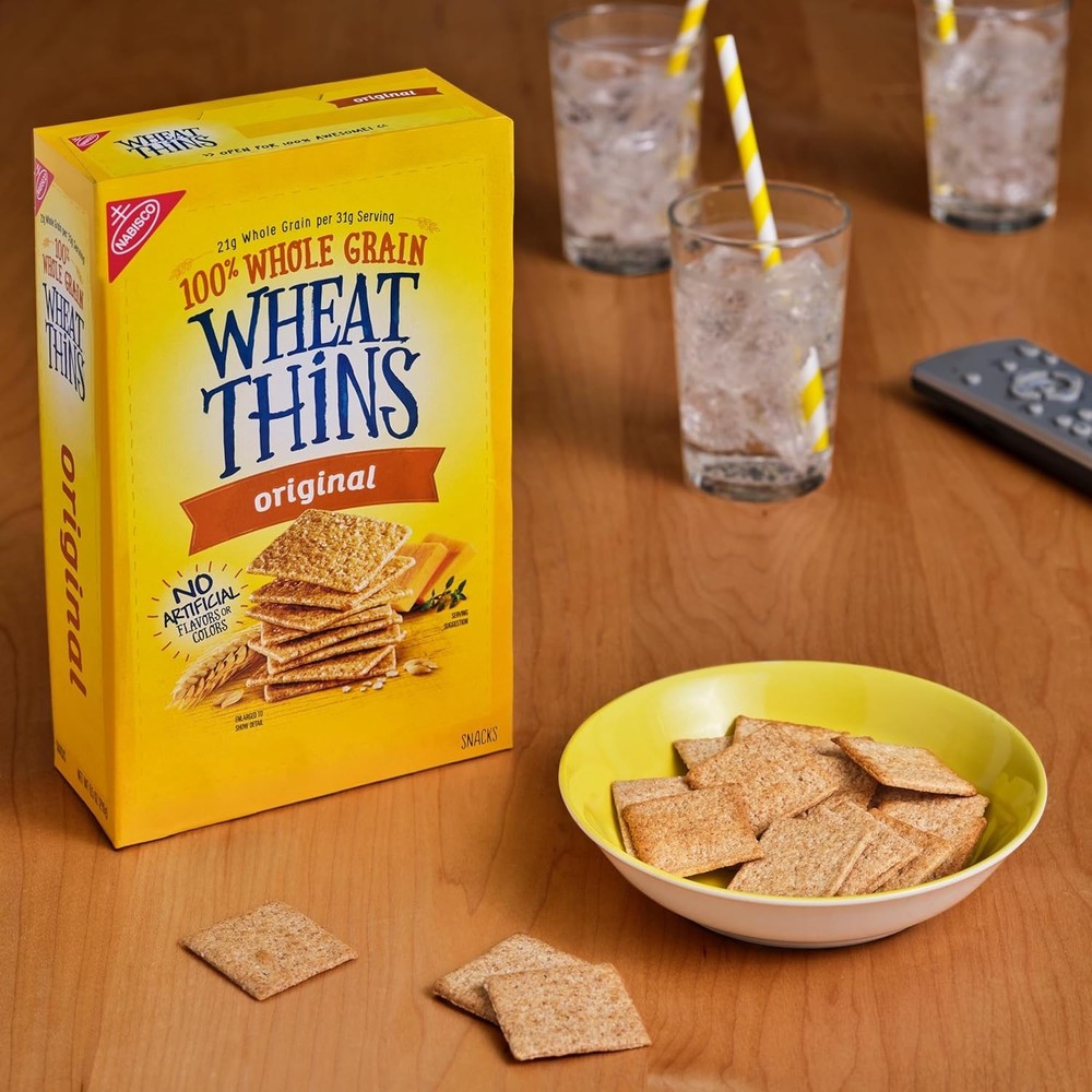Snacks, Whole Grain Crackers, 6 Boxes, 51 oz-