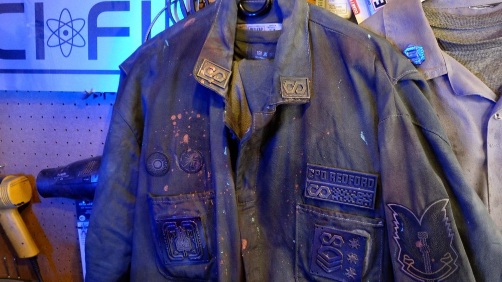 Screen-Used Sci-Fi Jacket (Size XL) from Starfisher + Signed Book