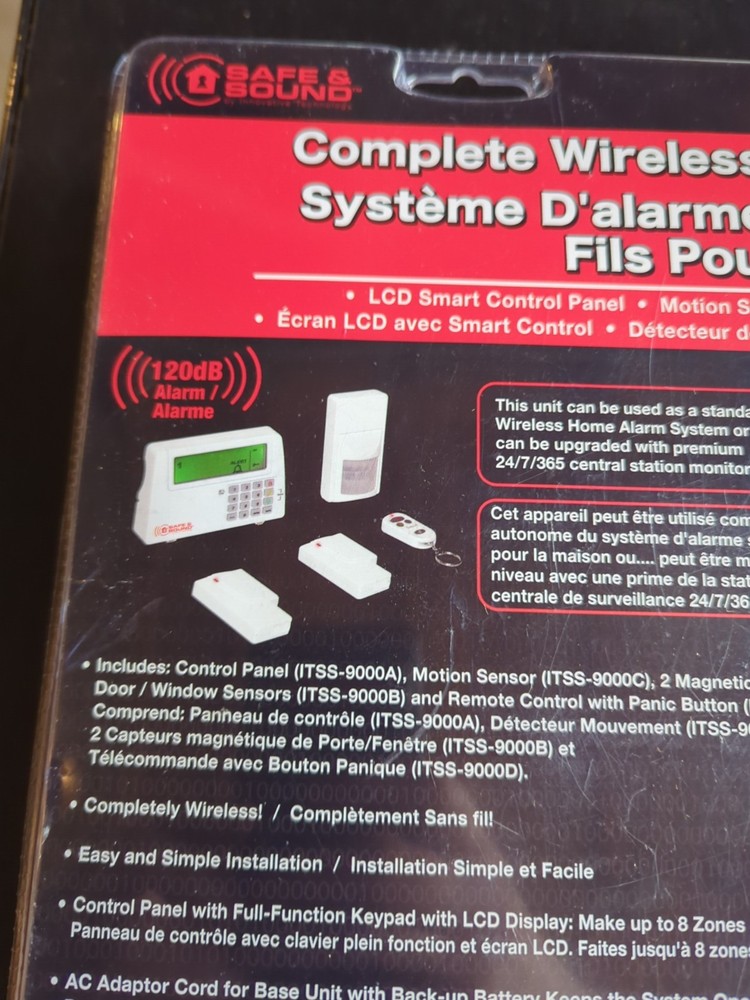 Defiant Wireless Home Security System NO Bluetooth/Internet connection required