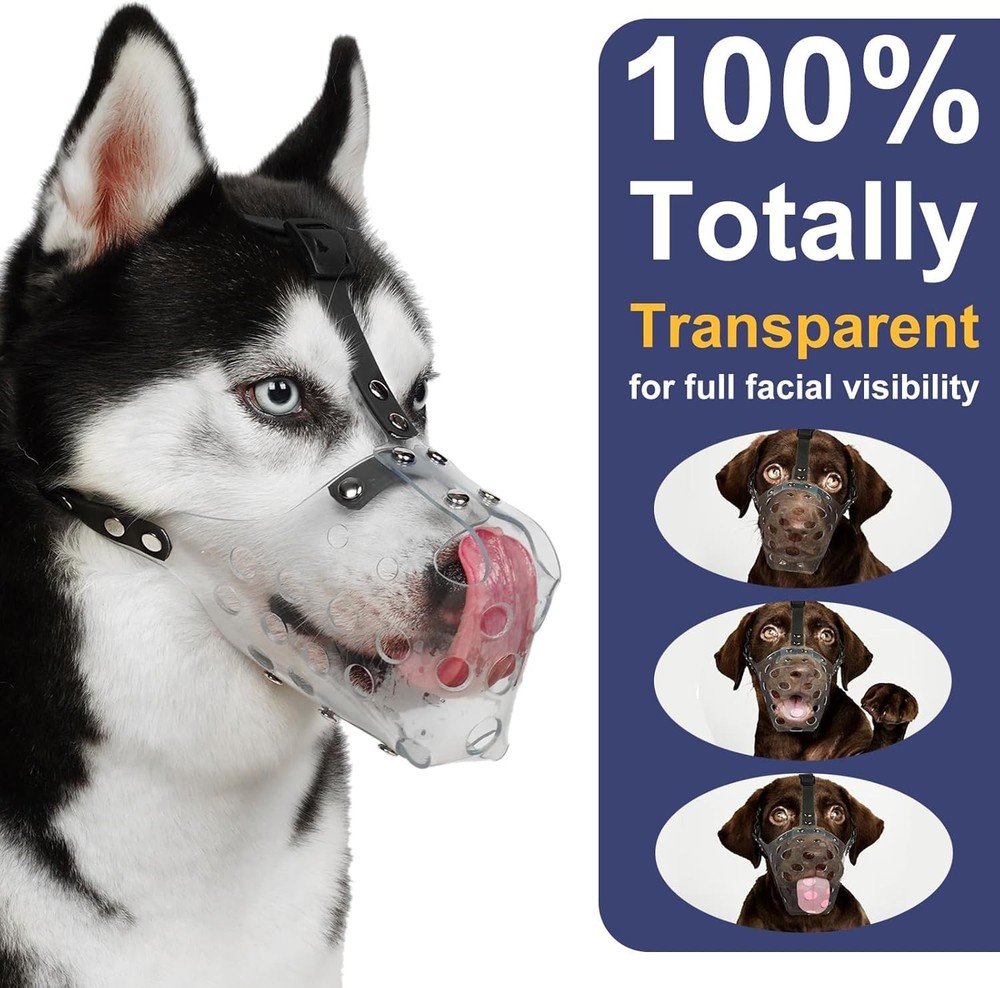 Dog Muzzle, Basket Muzzle for Small Medium Large Sized Dogs to Prevent Biting...