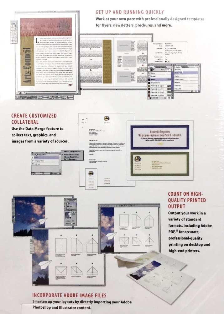 NEW Adobe PageMaker 7.0 Education UPGRADE Version - MAC New SEALED