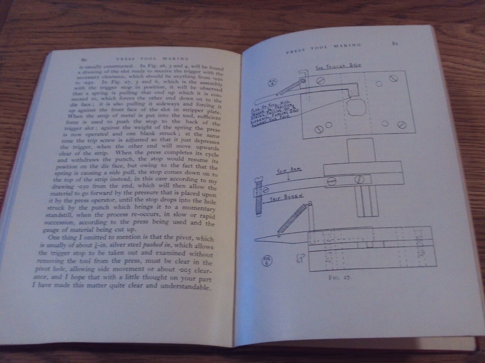 Press Tool Making Very scarce vintage book