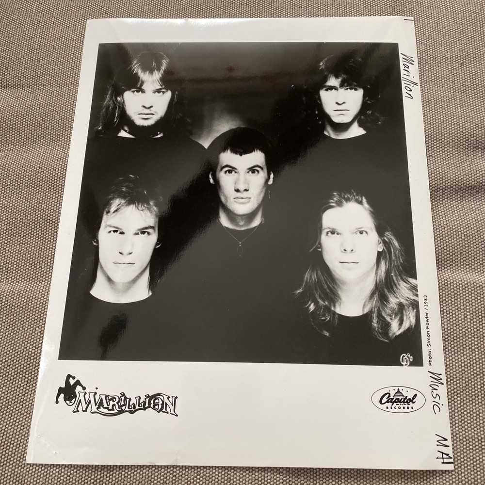 Marillion Press Photo 8x10”. See Description.