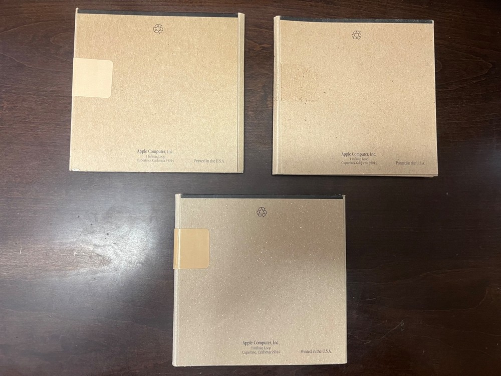 Apple Service Cardboard CD Sleeves No Discs / Macintosh Computer Software