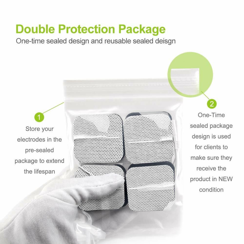 40PCS Replacement Te*s Electrode Pads E.MS For Intensity Twin Stim III Unit BULK