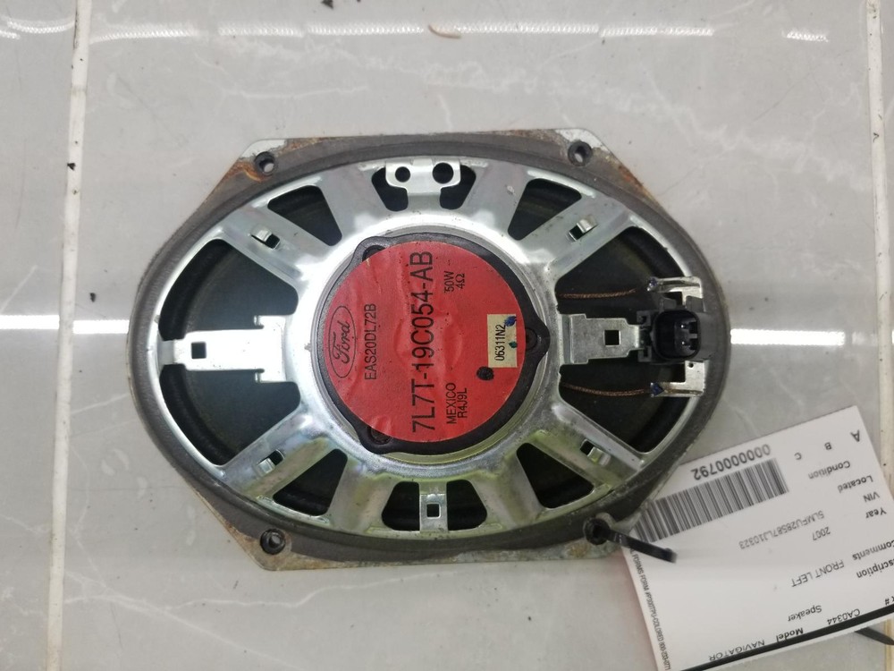 2007 NAVIGATOR FRONT LEFT DOOR SPEAKER #000792