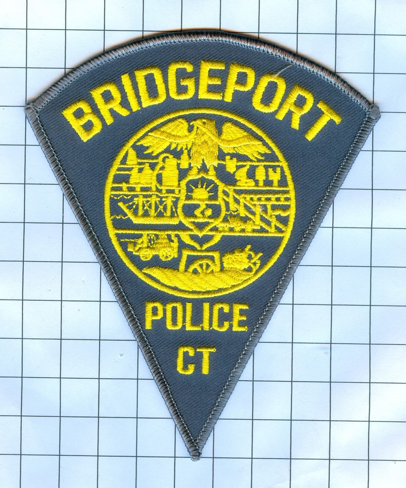 Police Patch - Connecticut - Bridgeport (Gray Border)