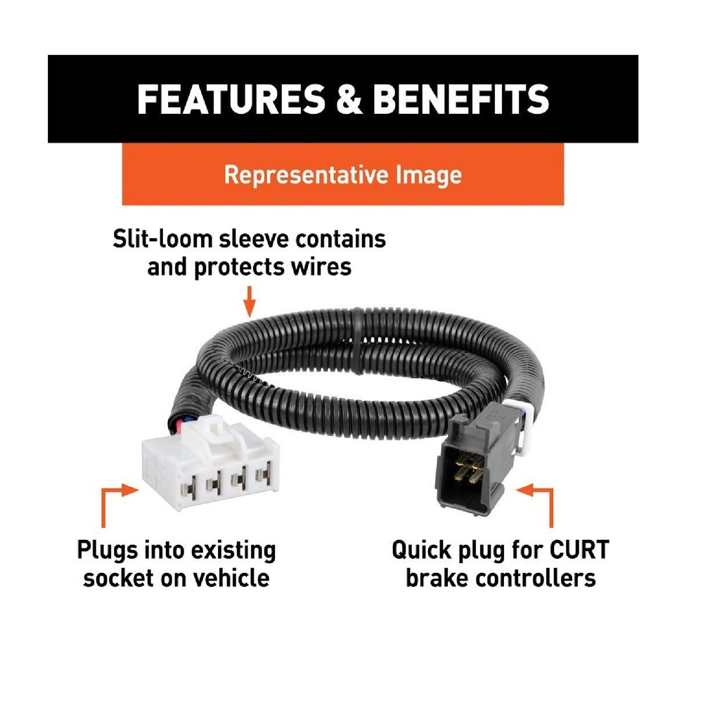 Curt 51312 Brake Control Adapter Harness