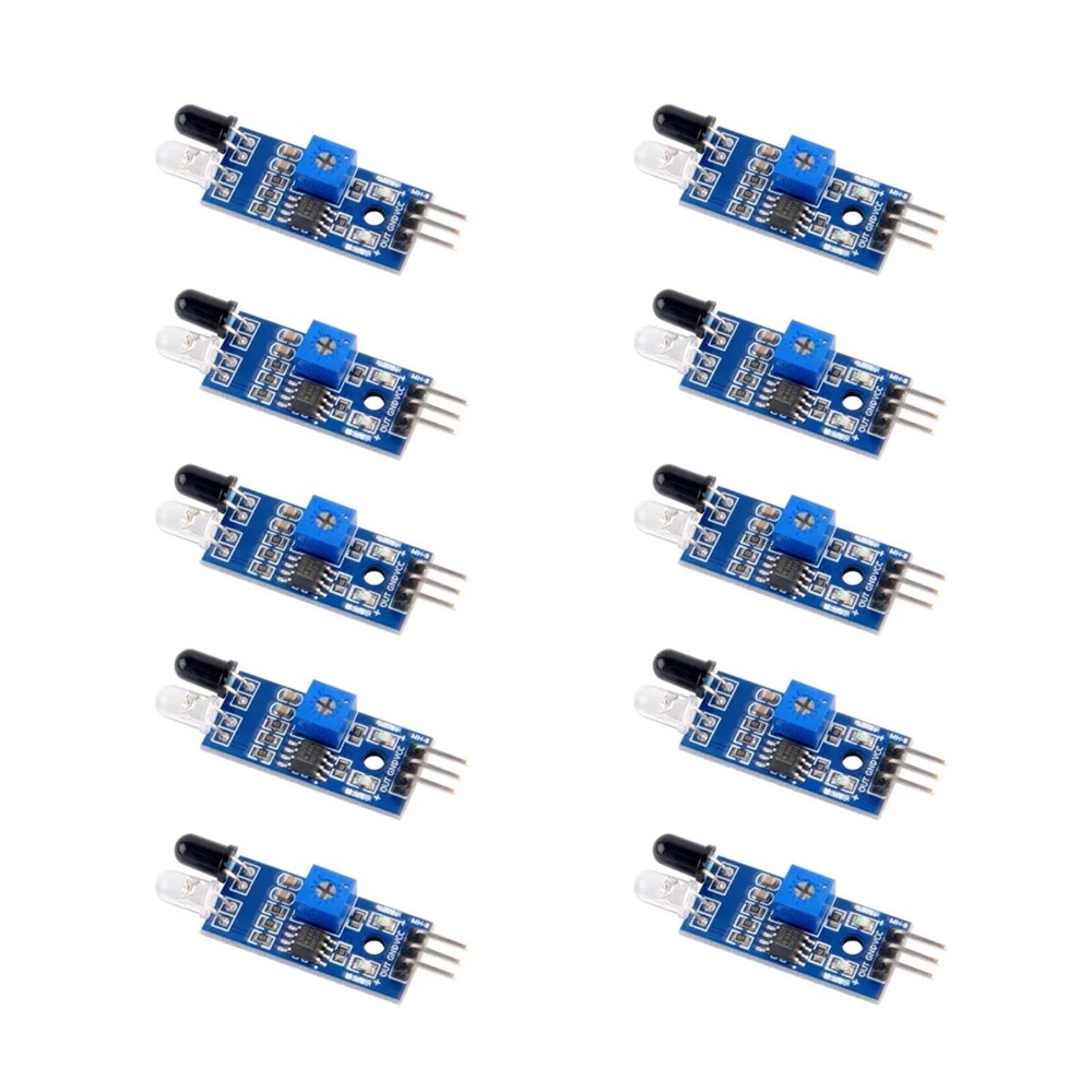 10PCS Smart Car Robot IR Infrared Obstacle Avoidance Sensor Replacement