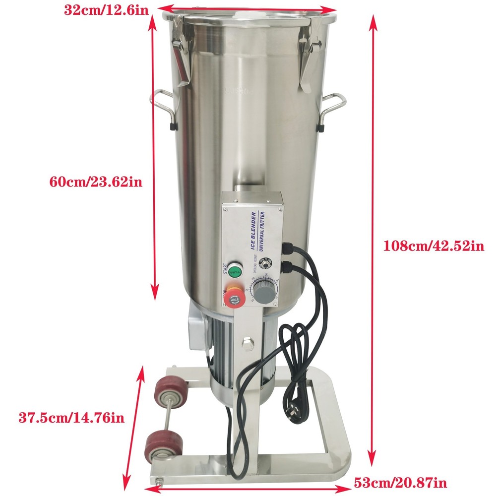 45L Commercial Food Processor 220V Multi-functional Meat Fruit Vegetable Chopper
