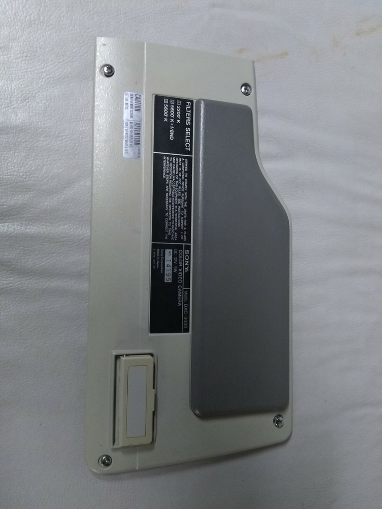Sony DXC-3000 color video camera side cover pad.