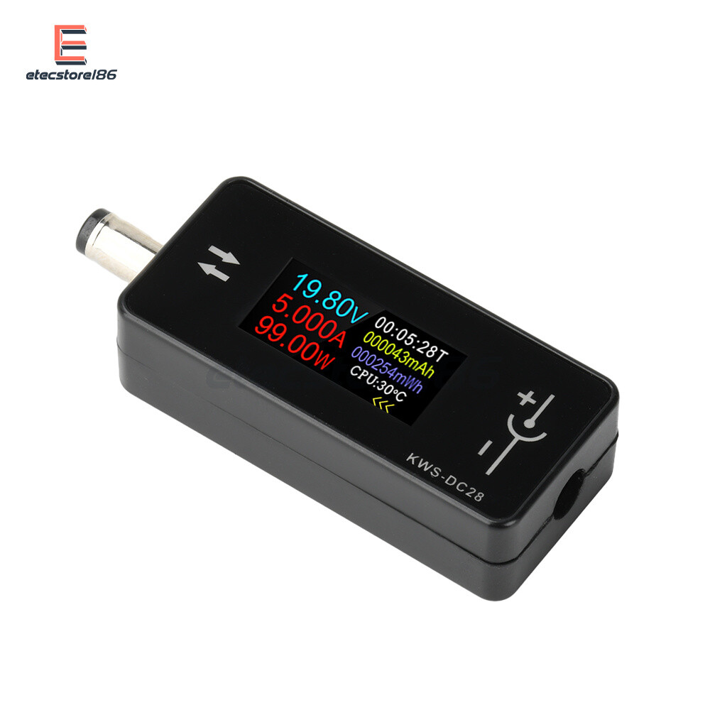 DC5.5*2.5 Current Voltage Power Meter Tester Digital LCD Display Meter DC 4-30V