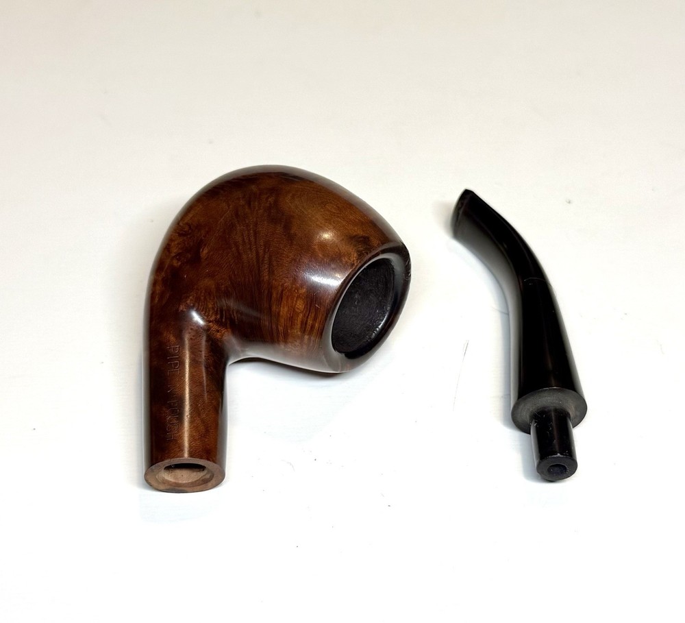 Pipe N’Pouch 528 Bent Billiard Estate Smoking Pipe