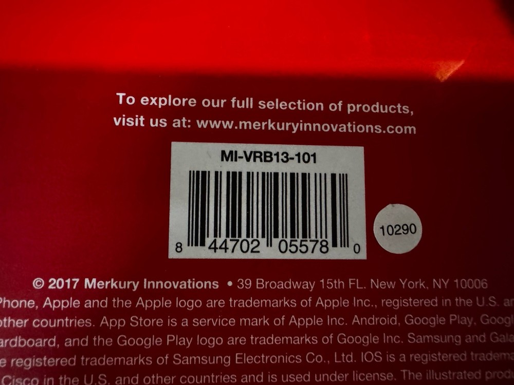 EVO VR NEXT VR Headset Black Bluetooth Controller Adjustable 3D AR