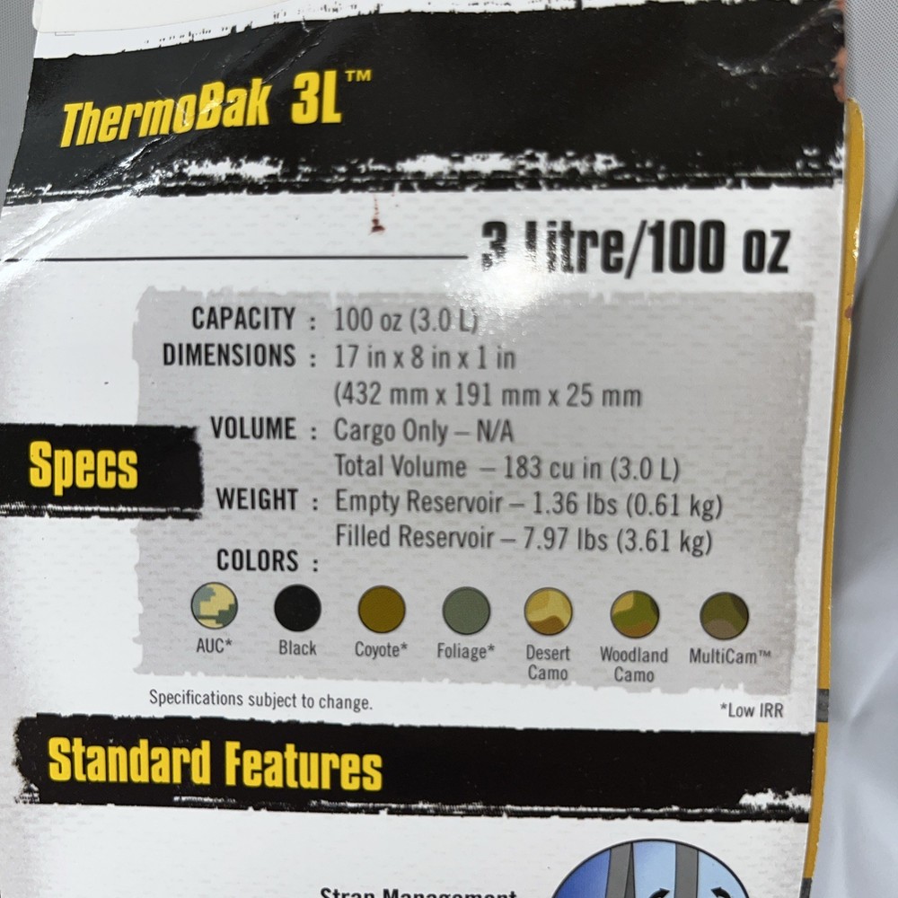 Camelbak Thermobak AB Military Desert Hydration Pack - 3L