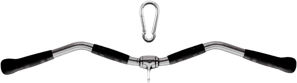 Neutral Paddle Grip LAT Pull down Bar, Range of Motion Spreader Handle Cable Att