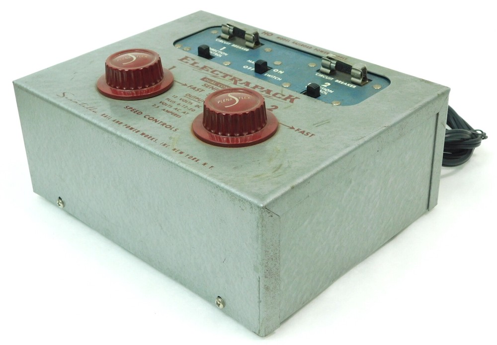 Used Scintilla Dual Control Electrapack Senior DC Transformer w/Box