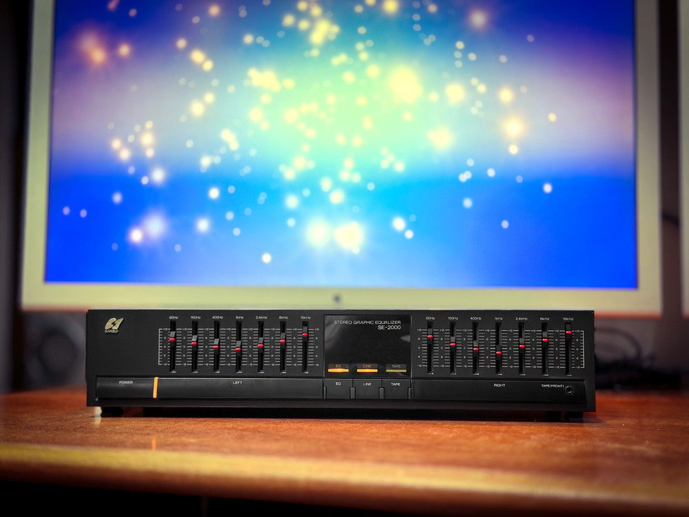SANSUI SE-2000 🌈RaRe🌈 Vintage Stereo Equalizer