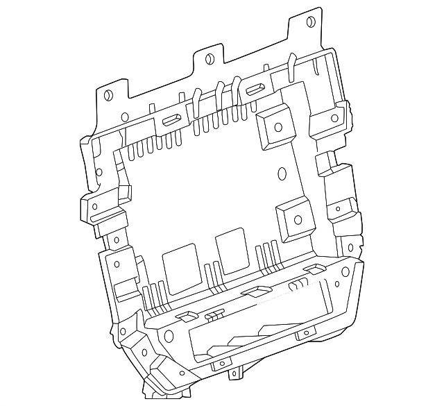 Genuine GM HVAC Temperature Control Panel Bracket 85713717