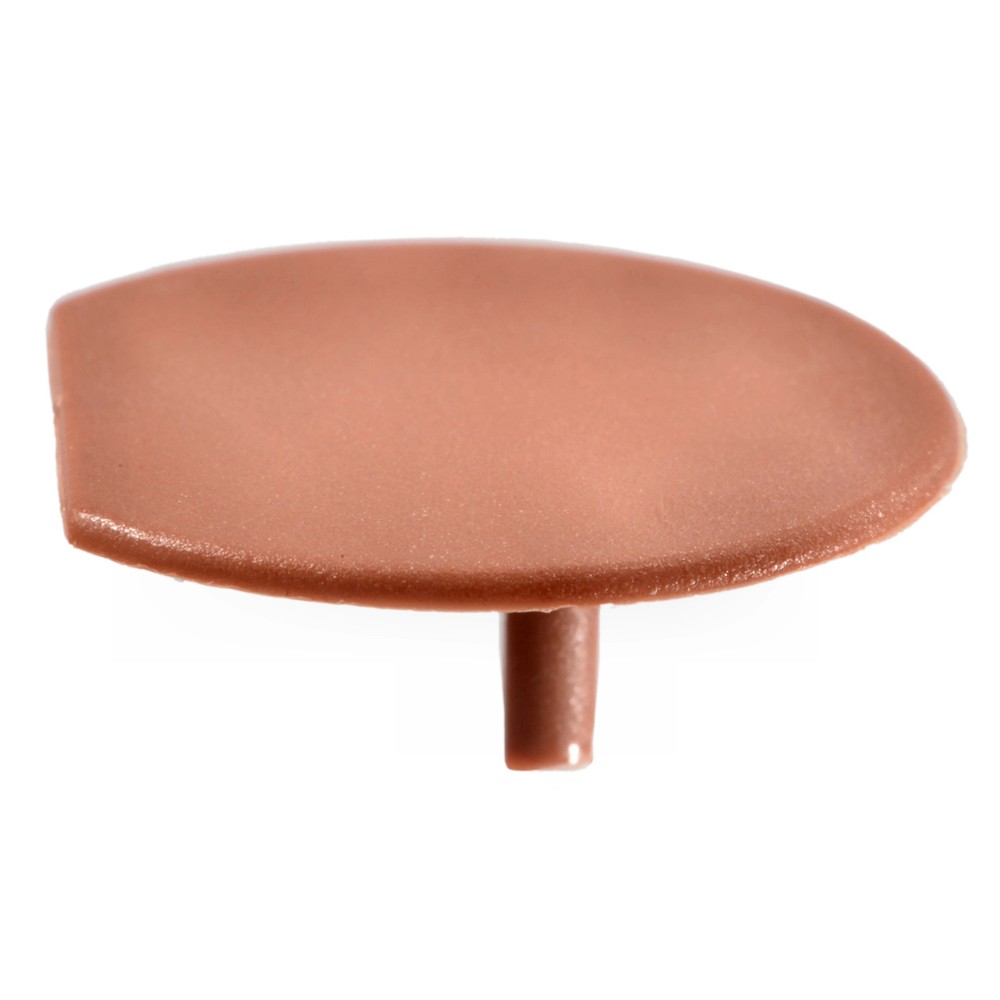 24mm Cinnamon Colored Plastic Trim Caps (15 pcs.)