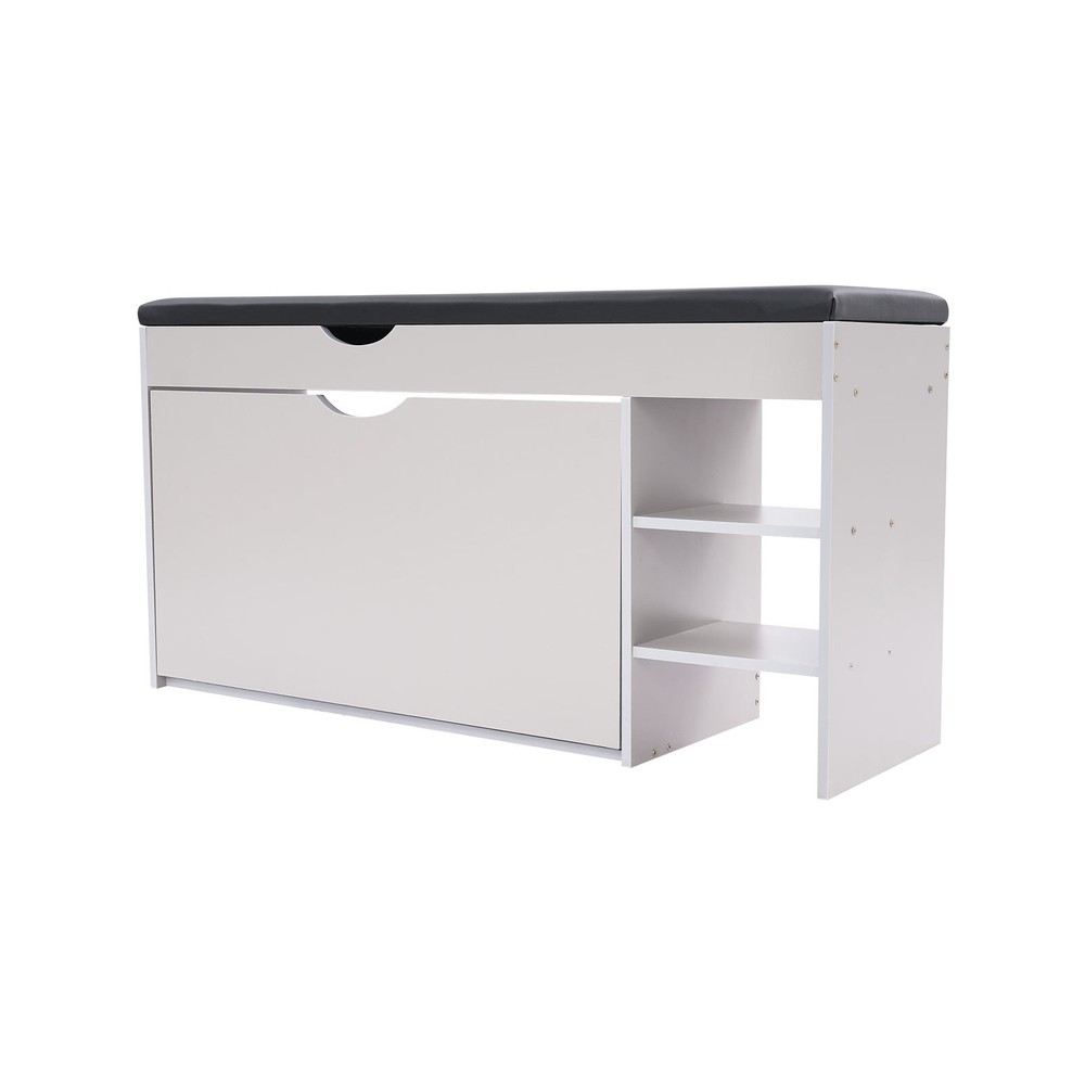 Shoe Organizer for Entryway Rectangle Shoe Storage Stool Shoe Stool for Entryway
