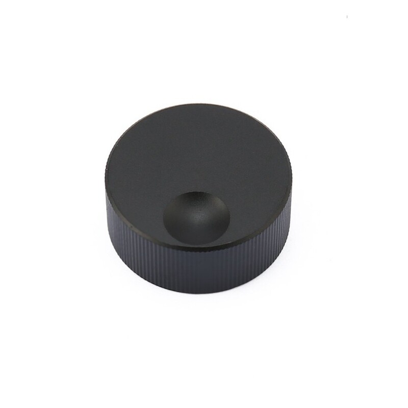 Matte, Universal, Practical, 32 X 13mm, 6mm Hole, Black, Solid Alumi7755-