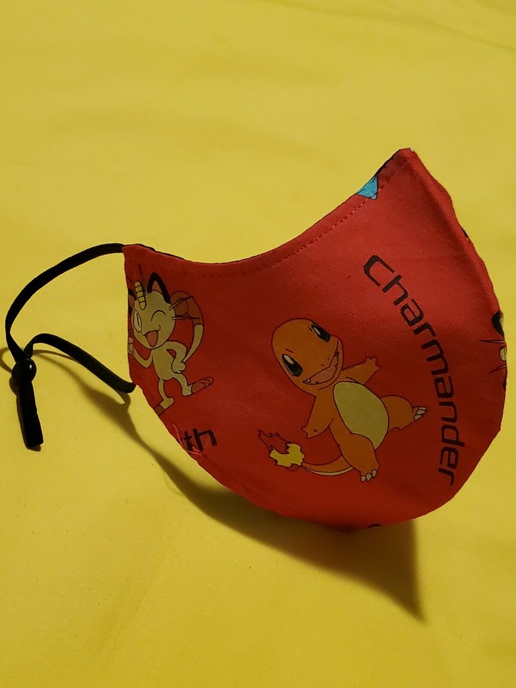 Youth Pokemon Adjustable Face Mask