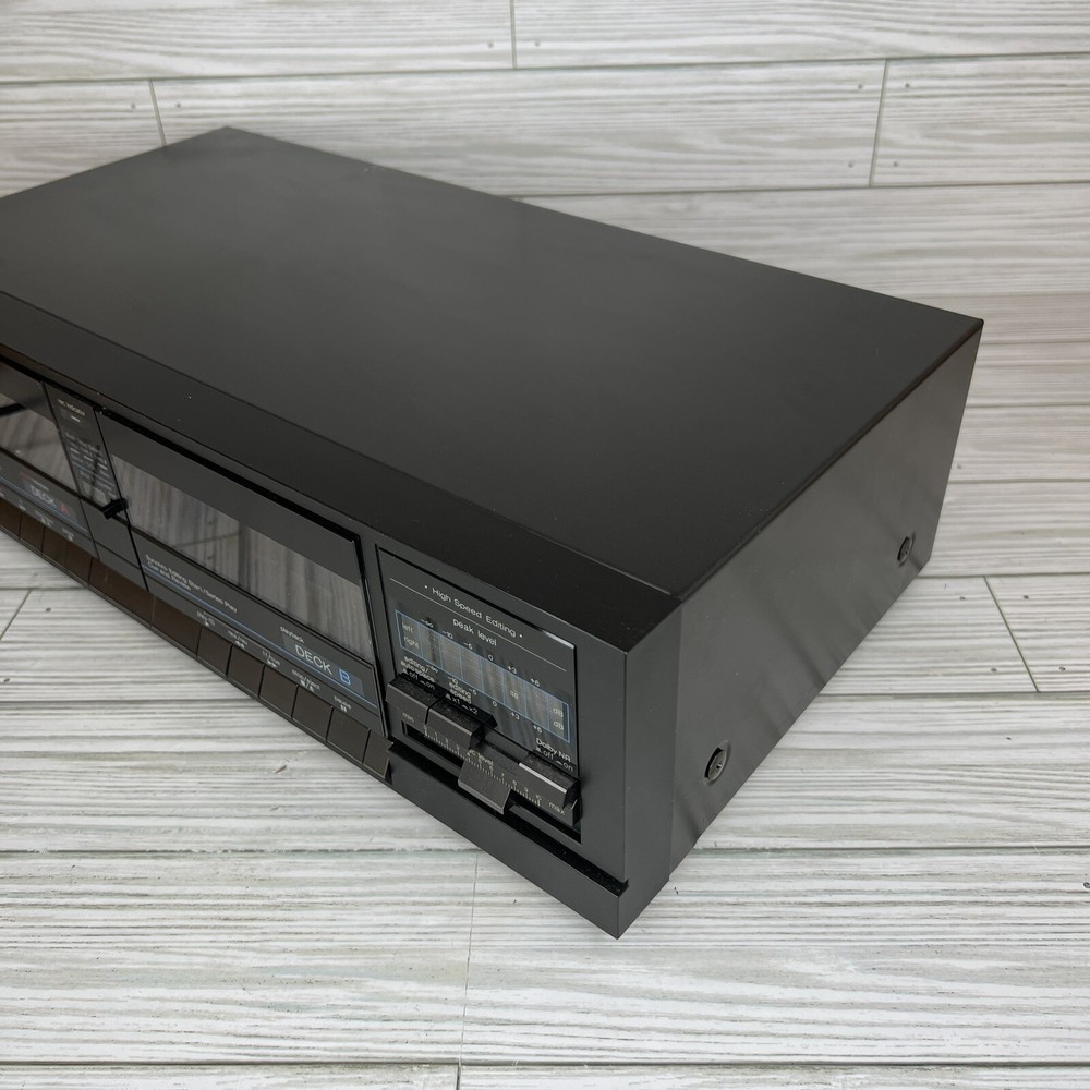 *READ* Technics RS-D170W Stereo Double Cassette Deck Dolby NR Japan Tested