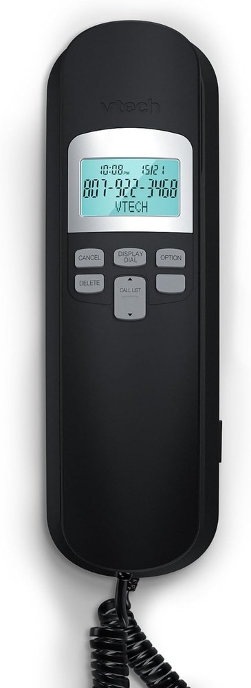 Corded Telephone with Essential Features: Caller ID, Volume Control & Speed Dial