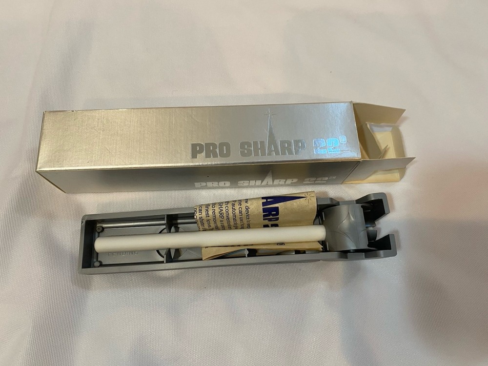 New Vintage Pro Sharp 22 Knife Sharpener Original Box With Instructions