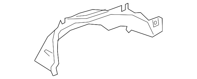 Genuine GM Driver Side Quarter Inner Lower Panel 84137575