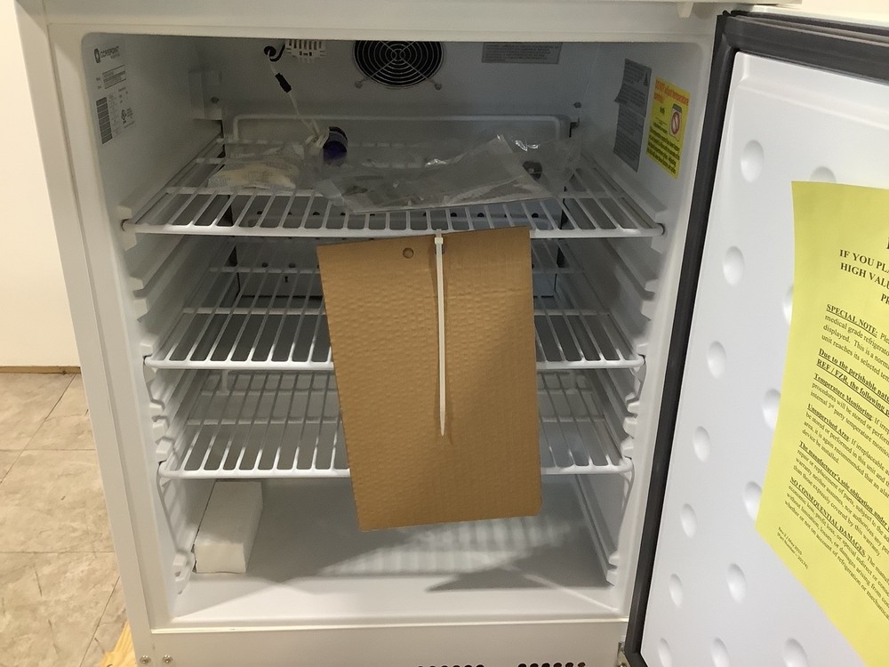 CorePoint Scientific White Diamond Built-In Undercounter Lab Refrigerator