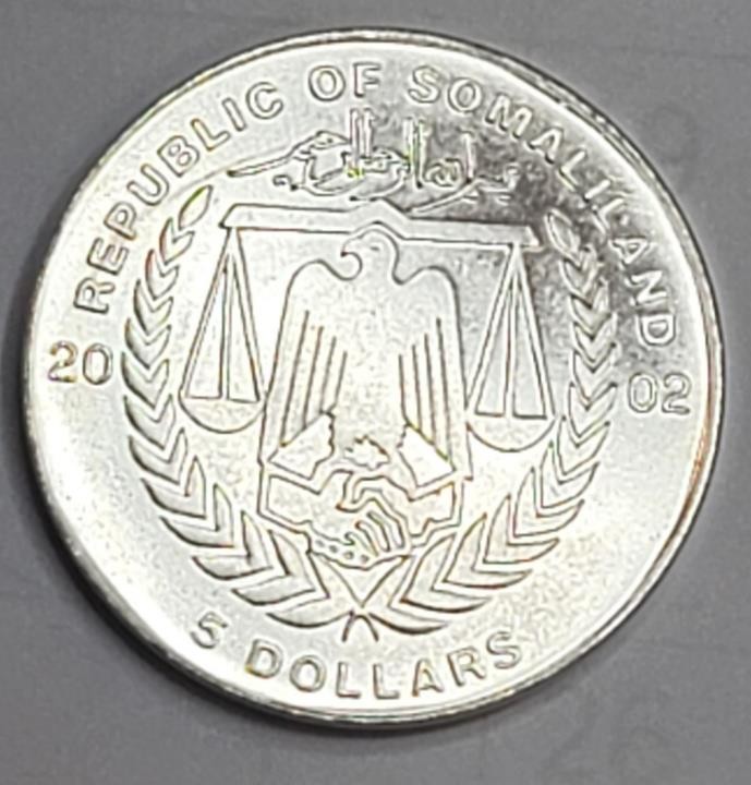 5 Dollars RMS Titanic 2002 Somali Republic Cuni