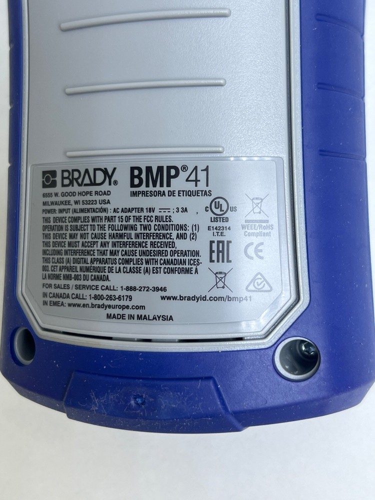 BRADY BMP41 LABEL PRINTER