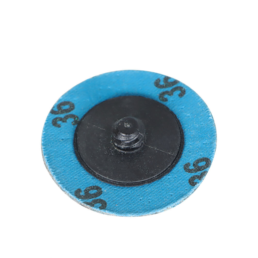 25 Pcs 2" 36 Grit Zirconia + Grind Aid Quick Change Sanding Discs Type