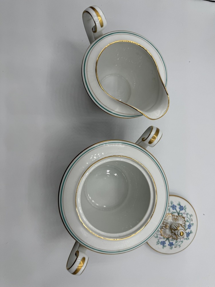 Noritake Granada Creamer And Covered Sugar Set 3063