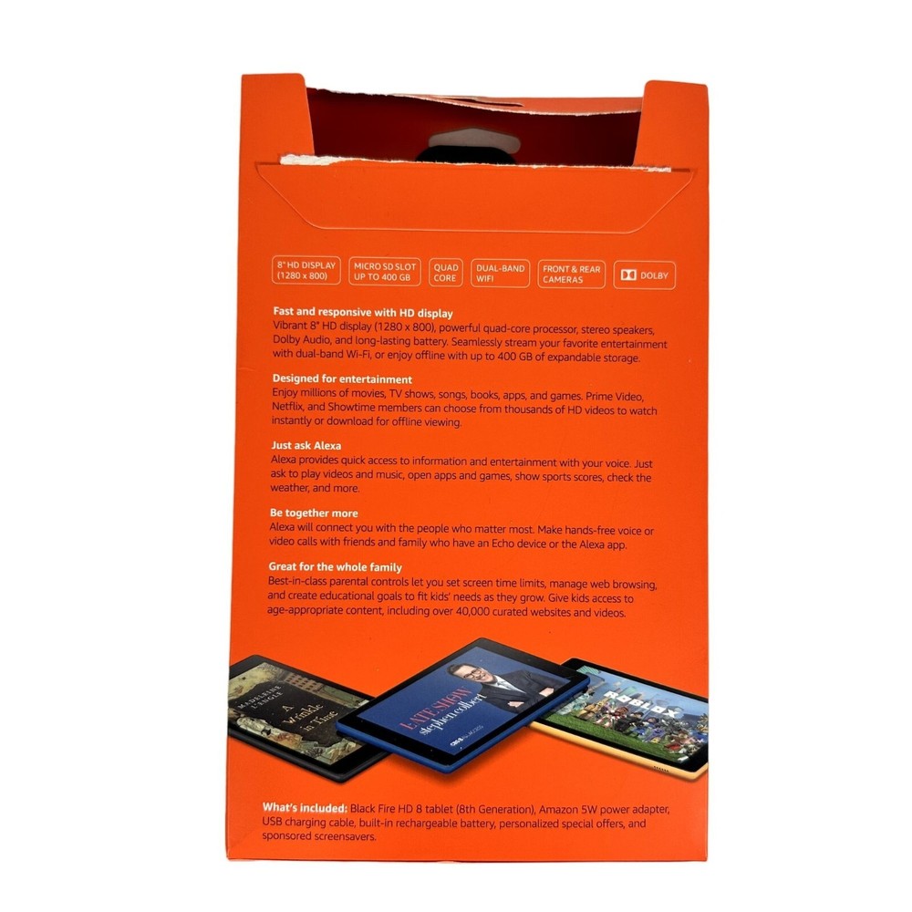 Amazon FIRE HD 8 16GB Tablet Reader NEW OPEN BOX 2018