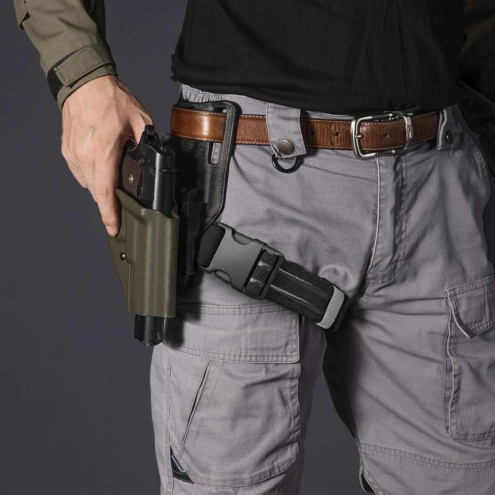 Drop Leg Holster Adapter 2" Mid Ride Belt Loop with Qls Quick Locking System,