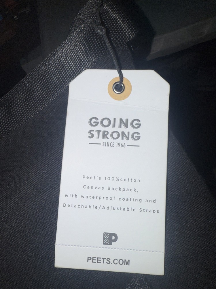 Peet’s Canvas Backpack
