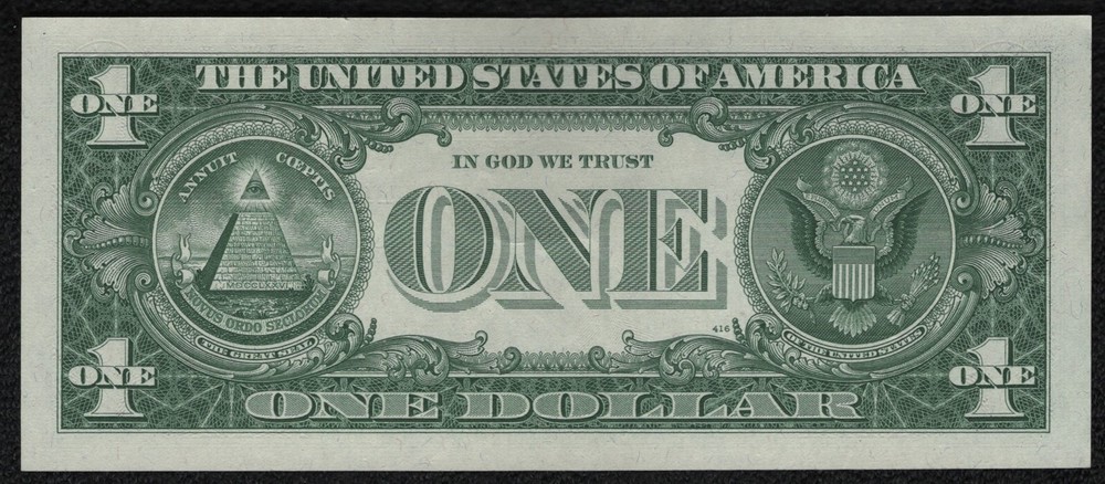 1957-A $1 Small Silver Certificate Sequential Order "Crisp Gem New"