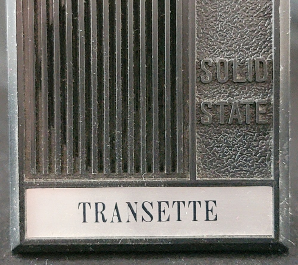 Solid State Transette Transistor Radio Portable Pocket Handheld WORKS Vintage