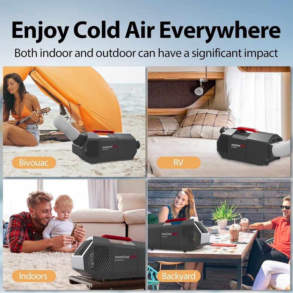 Portable Air Conditioner Tent AC Unit for Outdoor Camping Tent RV 2218 BTU