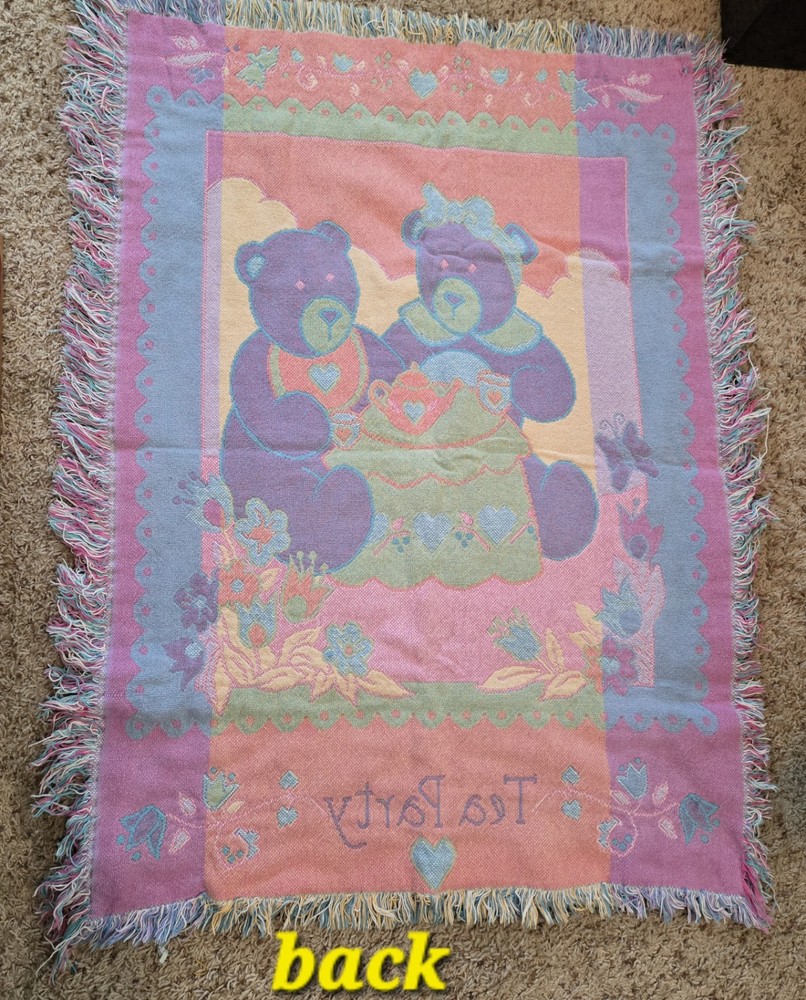 Teddy Bear Tea Party Tapestry