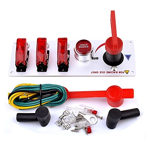 12V Racing Car Ignition Switch Panel with Engine Push Button Ignition Starter