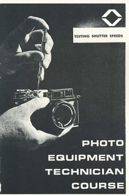 Testing Shutter Speeds Photo Equipment Technician Course Reprint