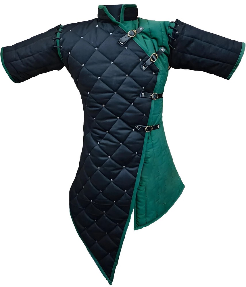 Medieval Thick Padded Witcher Gambeson Costume SCA LARP Reenactment