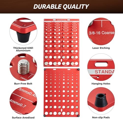 Thread Checker with Optimised Spacing, 44 Nut and Bolt Thread Checker, Bolt