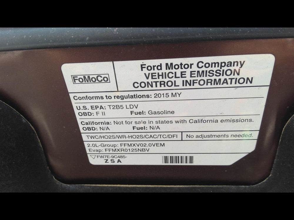 2015 FORD FUSION Engine Wire Harness